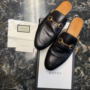 Authentic GUCCI Princetown Leather Slipper 💕39.5
